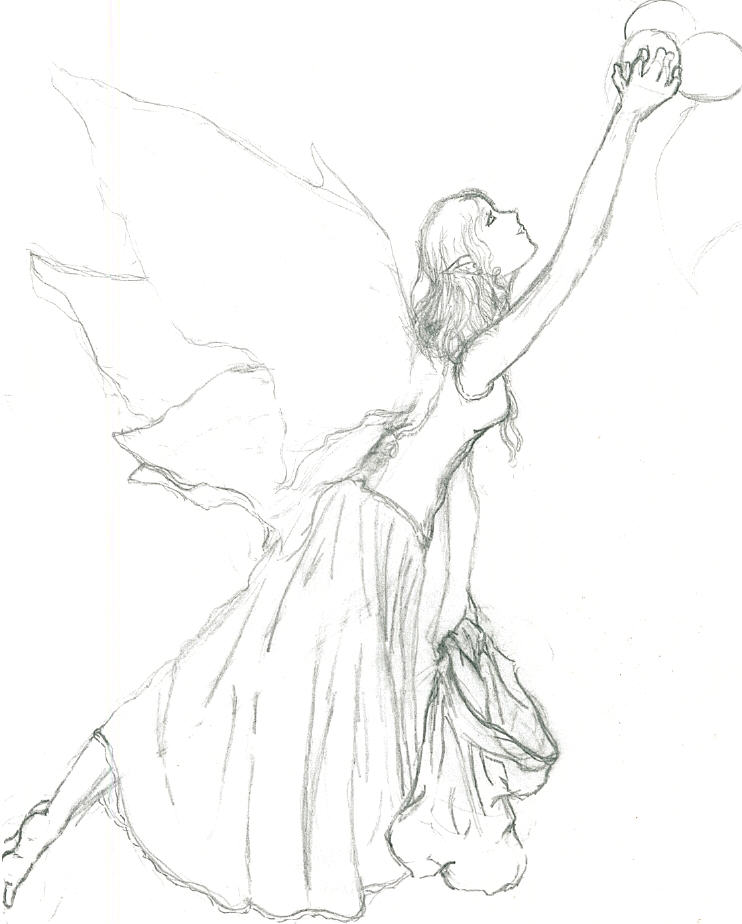 * Fairy Sketch for Nightlark by Hoshi_Hikarino