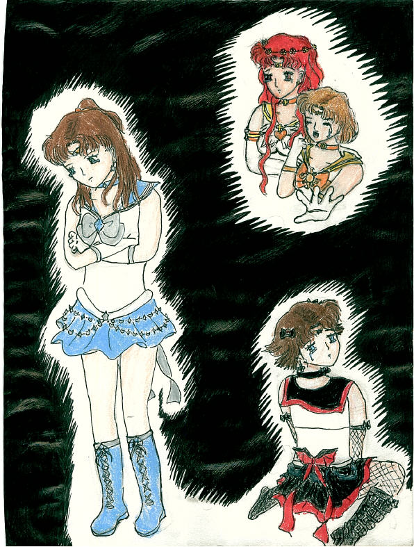 * Sailor Star Sisters and Sailor Eternity by Hoshi_Hikarino