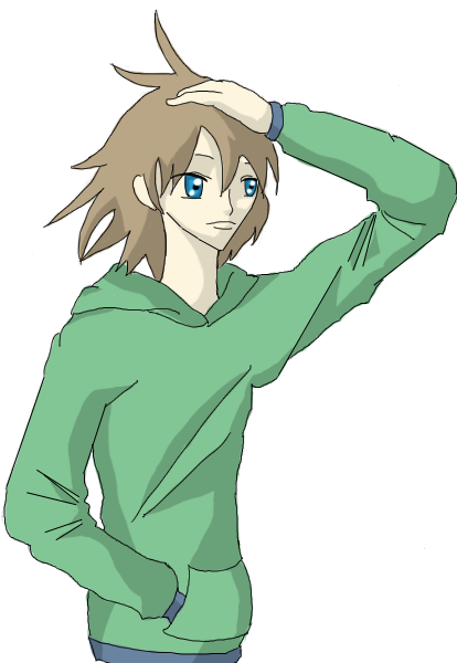 Fuji in a Green Sweatshirt by HotaruMyst