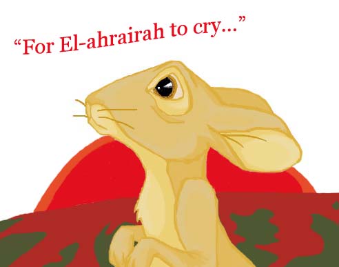 "For El-ahrairah to cry..." by Hrairoo