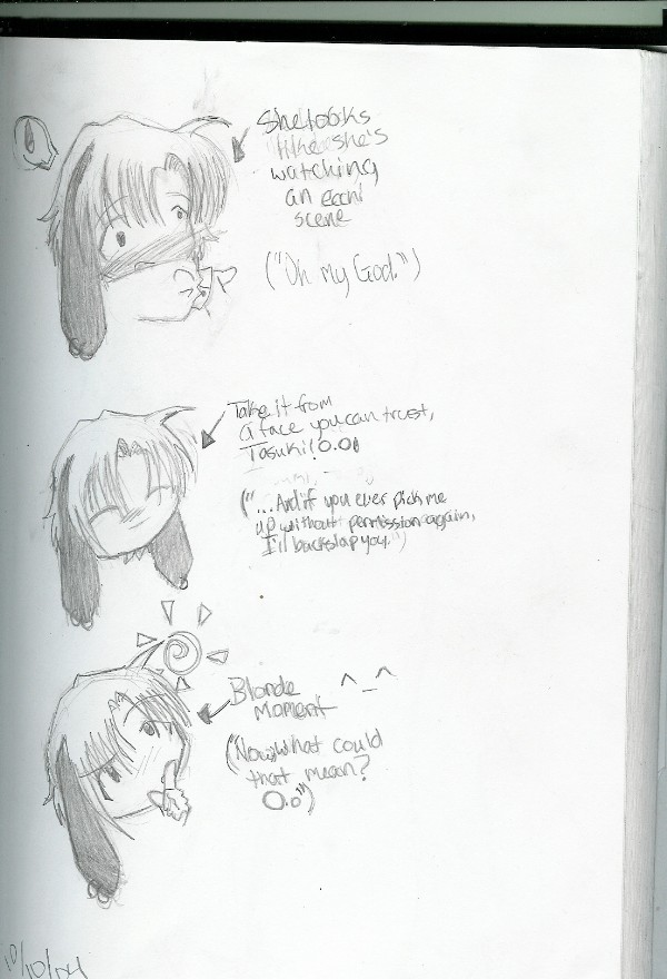 "Morgan-chan's Most Common Expressions!" by HuggleBug101