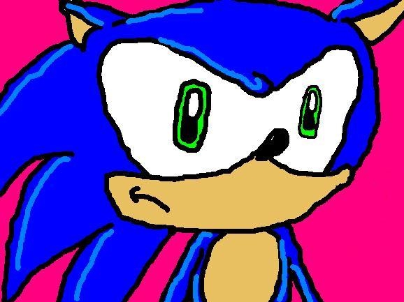 Sonic the Hedgehog by ME! by HuggleBunnieSugaPuff