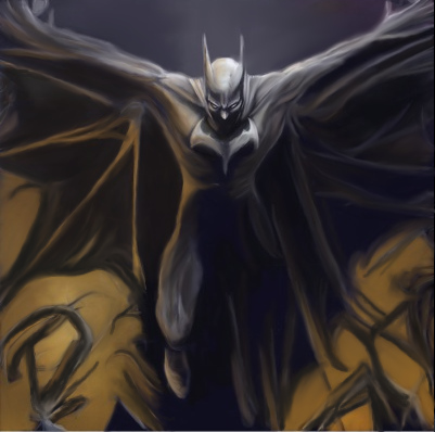 batman by Hurdygurdymushroomman