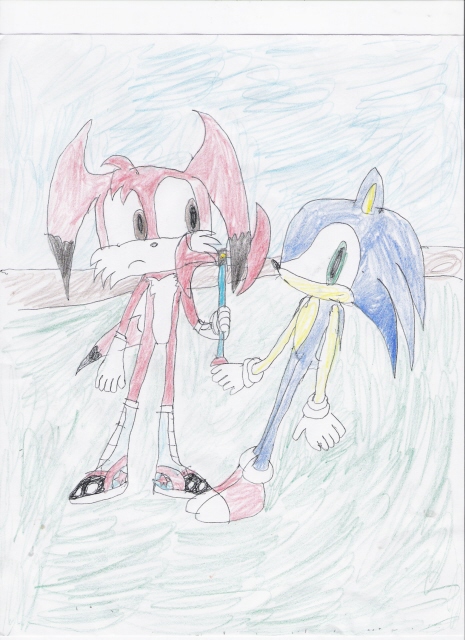 hurmilee and sonic by HurmileeTheChiron