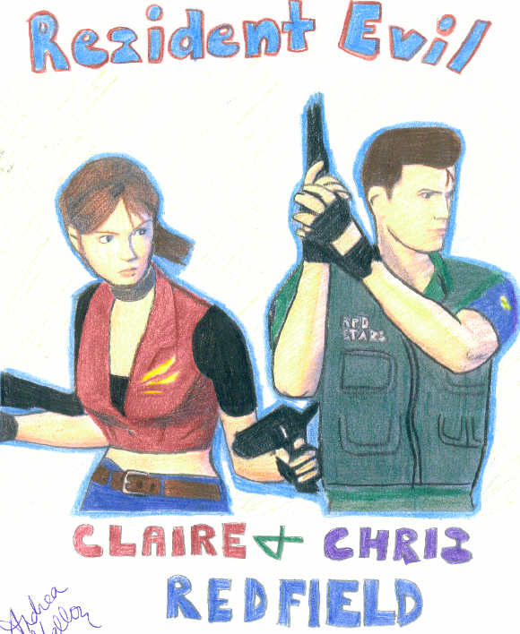 Chris and Claire Redfield by HurricaneComing