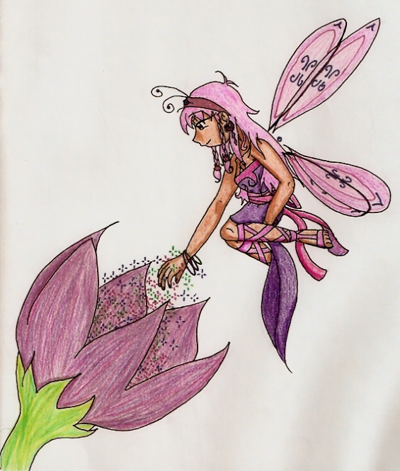 Flower Fairy Girl by Hybrid_Sunshine