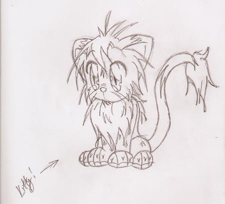 A Lion-Kitty by Hybrid_Sunshine