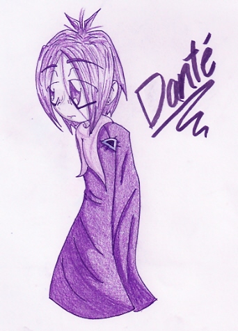 Chibi-Dante (color) by Hybrid_Sunshine