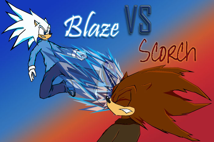 Blaze VS Scorch 2 by HyperactiveFox