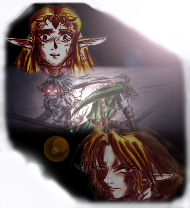 Dark Link vs. Link by HyruleMaster