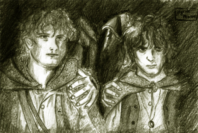 (Captured by Faramir) Frodo & Sam by HyruleMaster