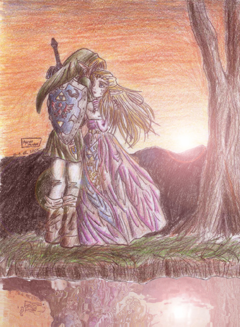 *request from crazyart* Under the Sunset by HyruleMaster