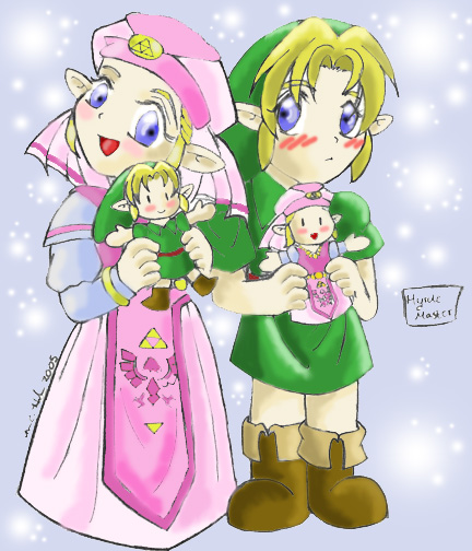!!!Chibi Link & Zelda with Dolls!!! by HyruleMaster