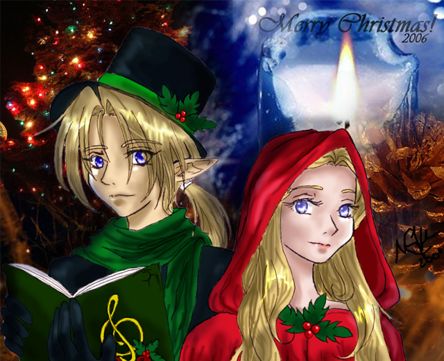 A Zelda and Link Christmas! by HyruleMaster