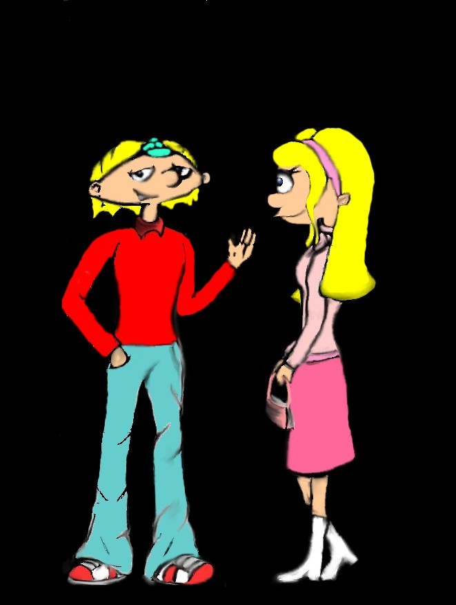 Arnold and Helga by Hyrulian_kandi