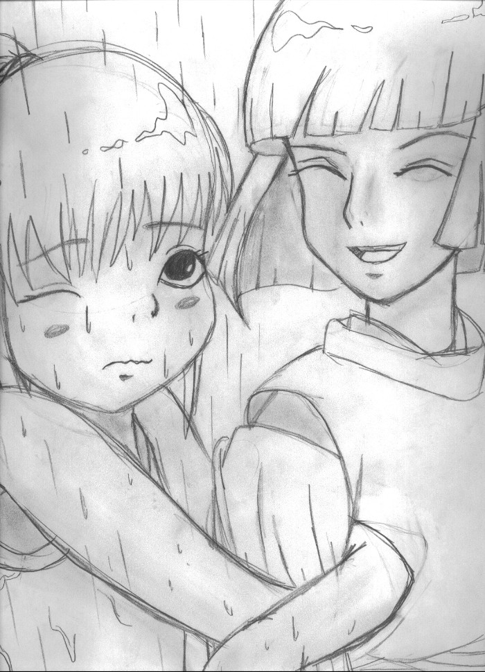 *Chihiro and Haku* by Hyrulian_kandi