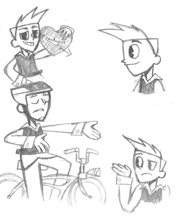 Random Brad sketches by Hyrulian_kandi