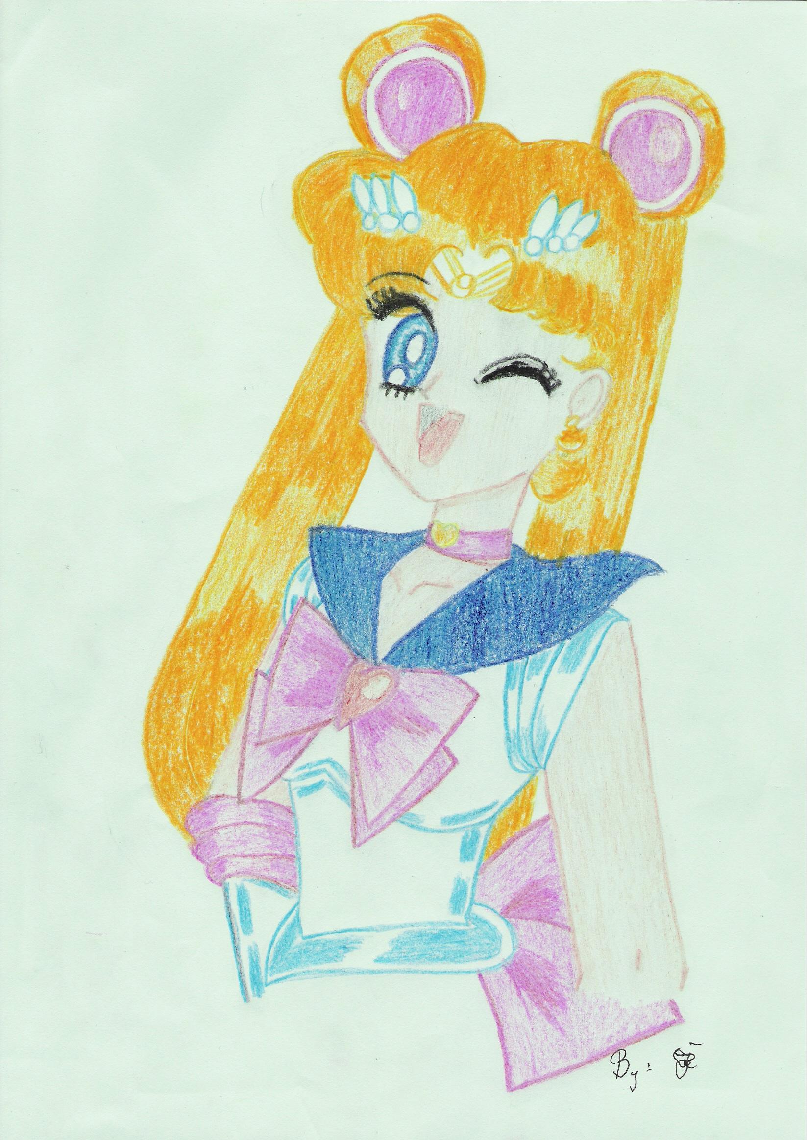 Sailor Moon (a present to Randa-chan) by hagonemetal