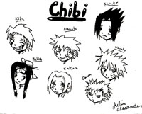 Chibi Naruto Group by hakutheblindedsoul