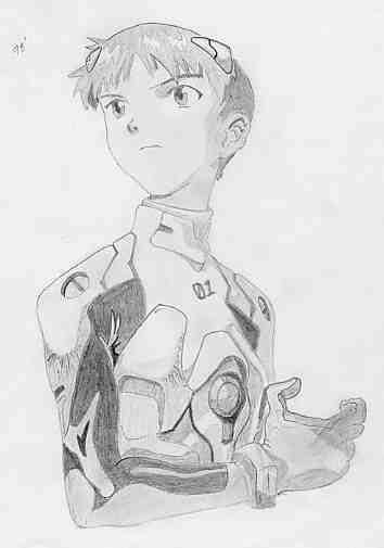Shinji by halcyonic