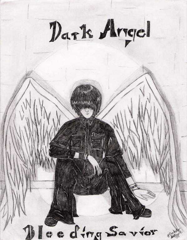 Dark Angel, Bleeding Savior by halfbreed_fox_dragon