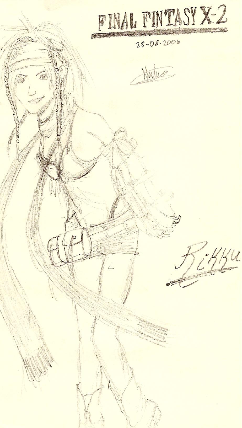 My first Rikku- by halojen51