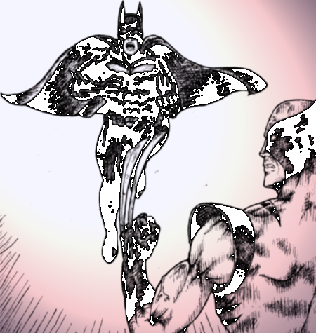Wolverine vs Batman by hamiego