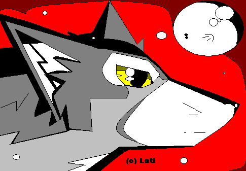 Wolf [Done on MSPaint] by hao_girl