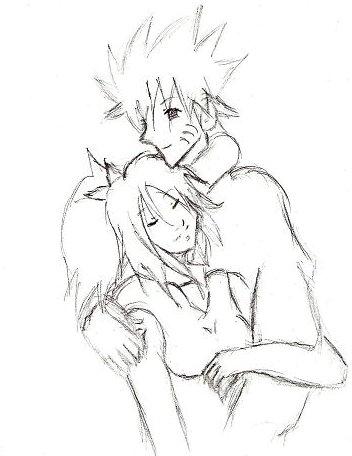 Naruto and Mina (arttrade for mangagirl623) by happygurl