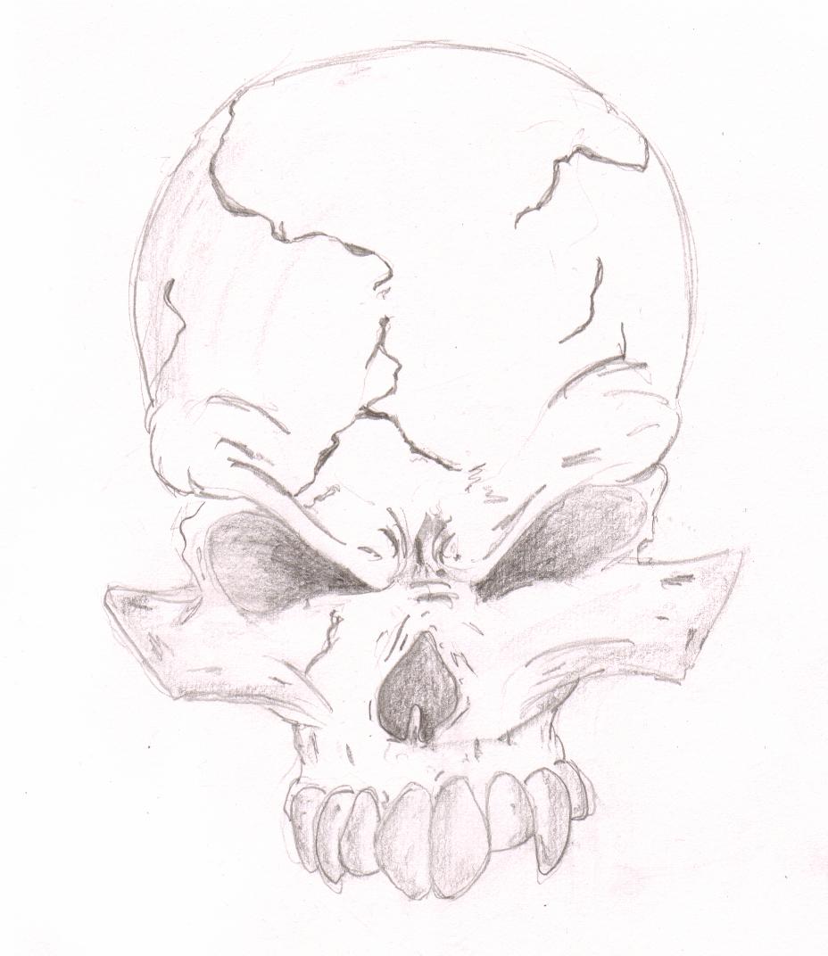 vampire skull by harleyfan1