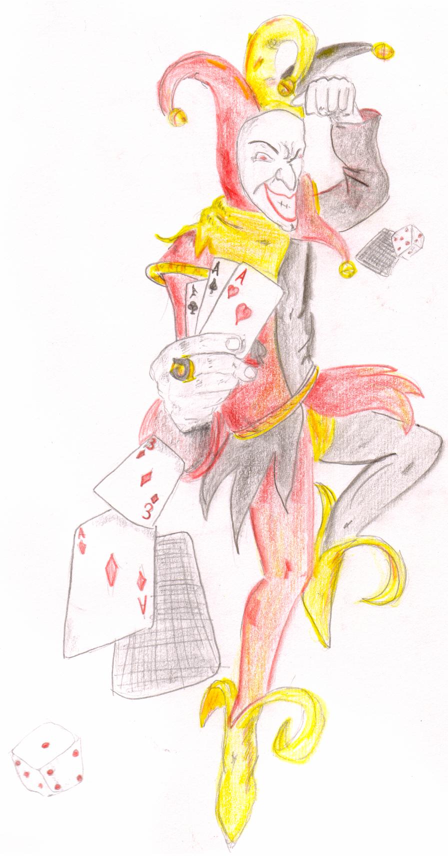 evil jester by harleyfan1