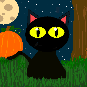 Halloween Kitty by hatte