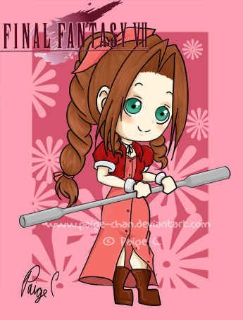 chibi Aerith by hatte