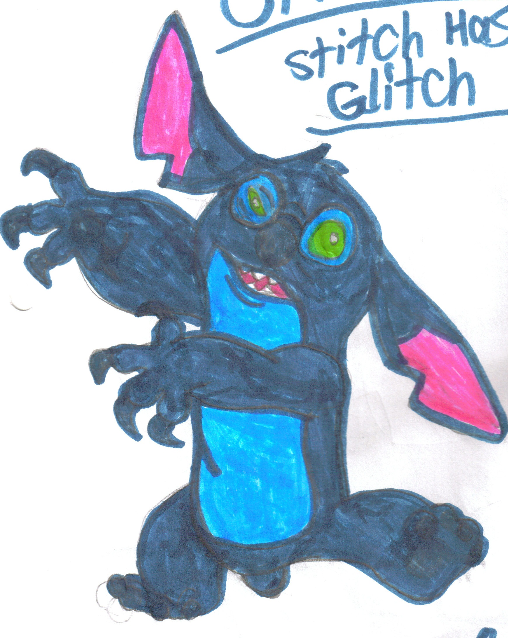 Stitch Has A Glitch by hawaiifan