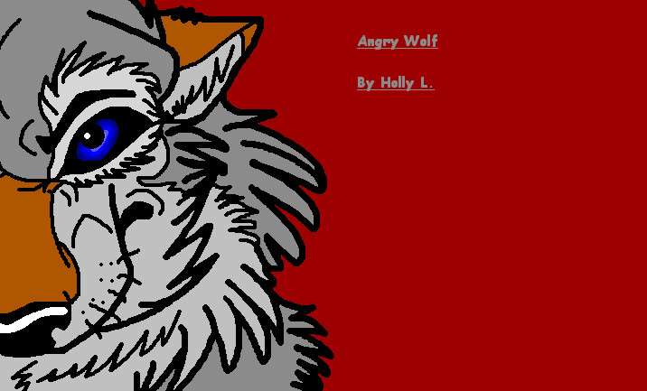 Angry Wolf by hawaiifan