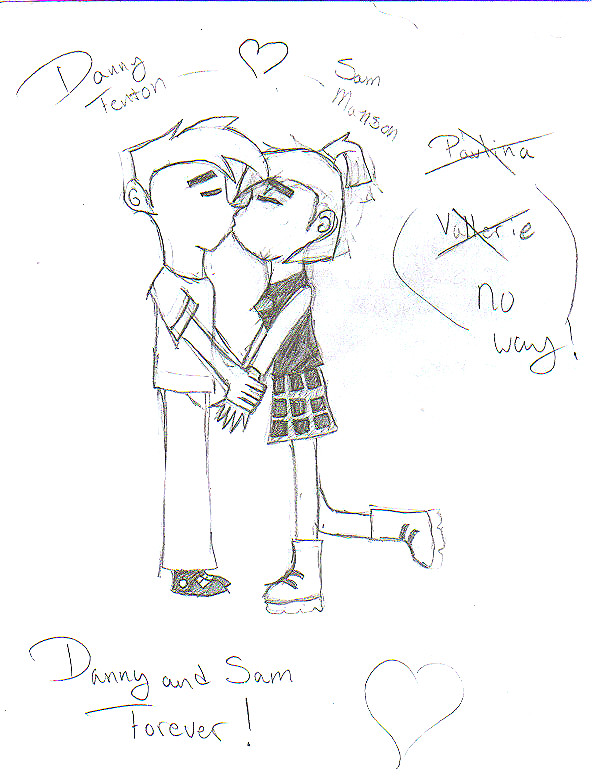 Danny and sam kissing ♥ by hayly125