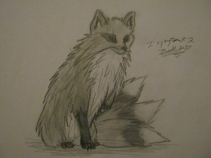A 3 Legged 3 tailed Fox by hayly125