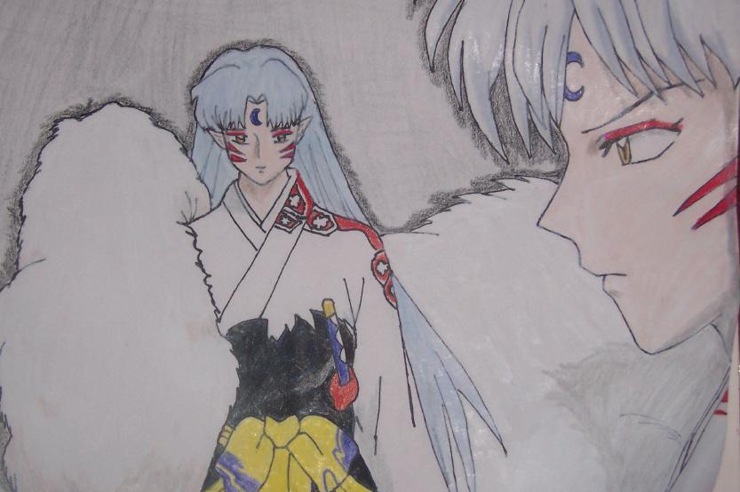 Sesshomaru (again ^^ lol) by headintheclouds
