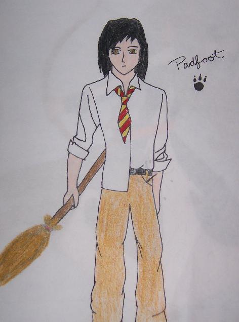 Padfoot (colored) by headintheclouds