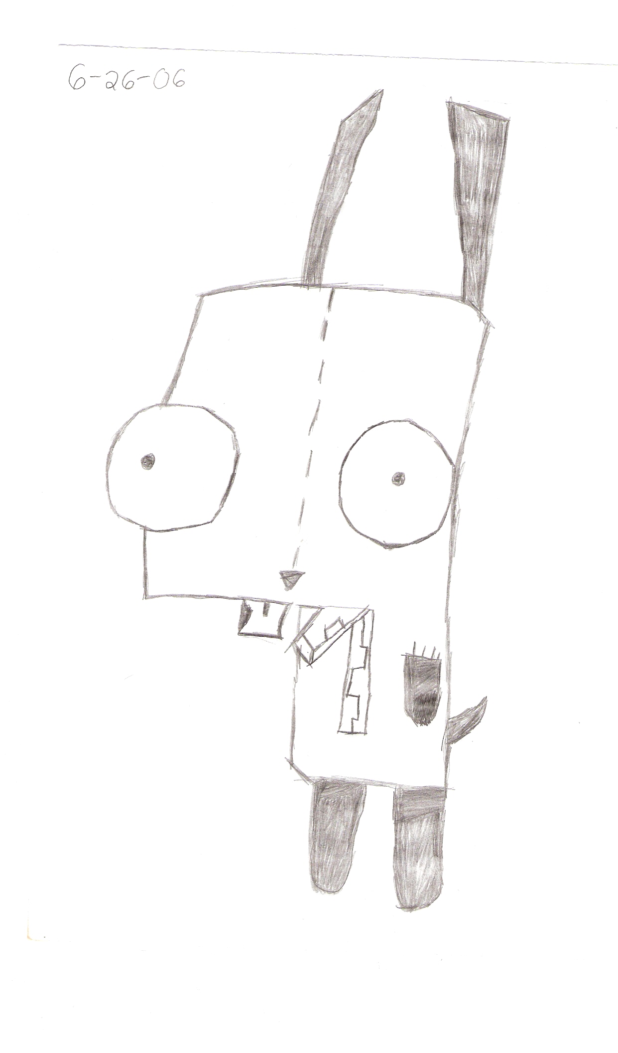Gir (my first drawing) by hellzfire93