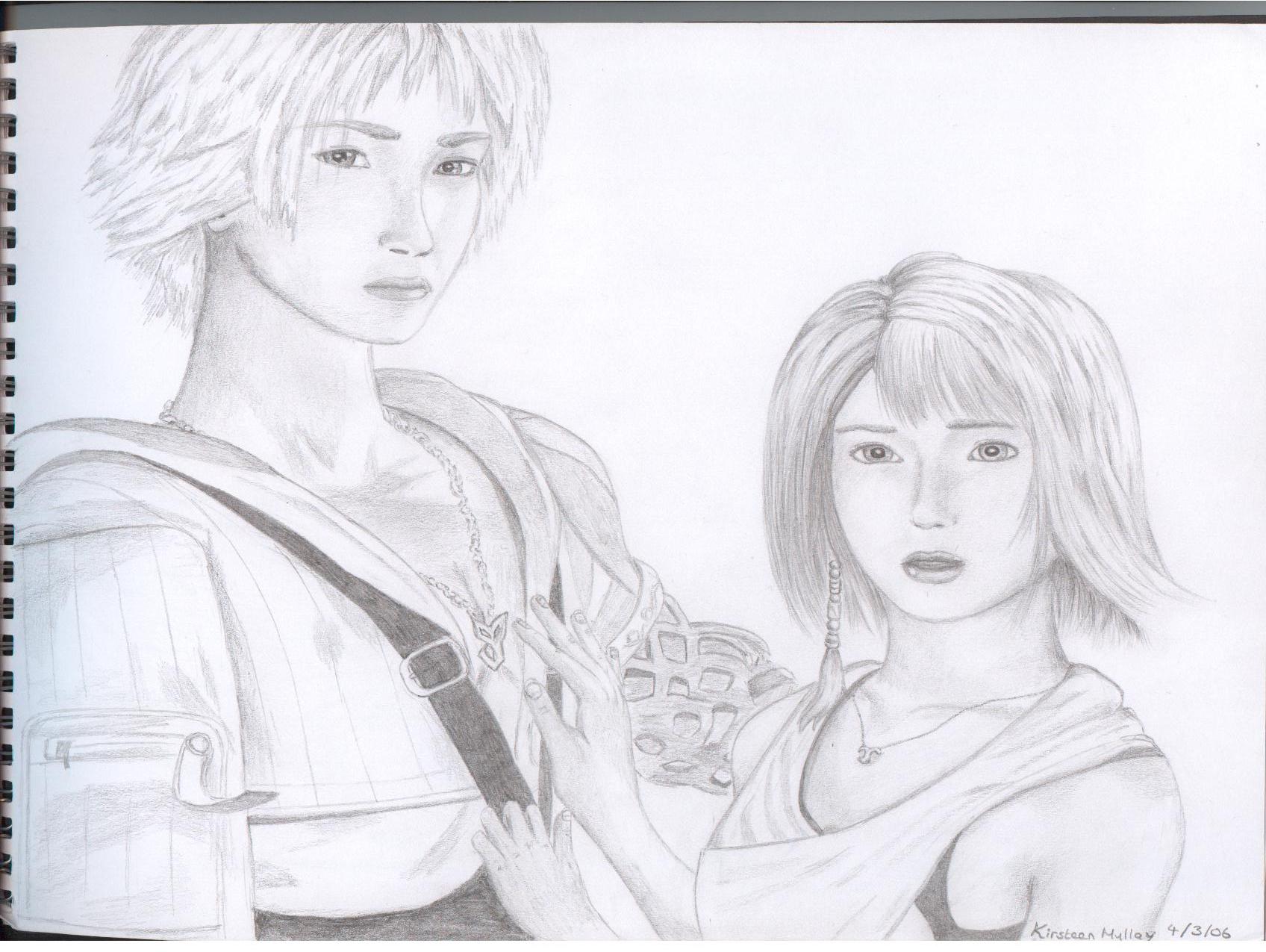 Tidus and Yuna - The dream by heylorlass