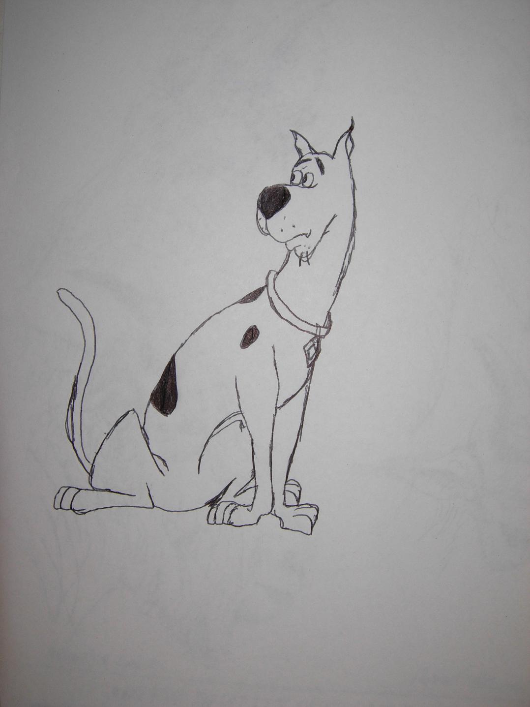 Scooby Doo sketch by hiddenstranger