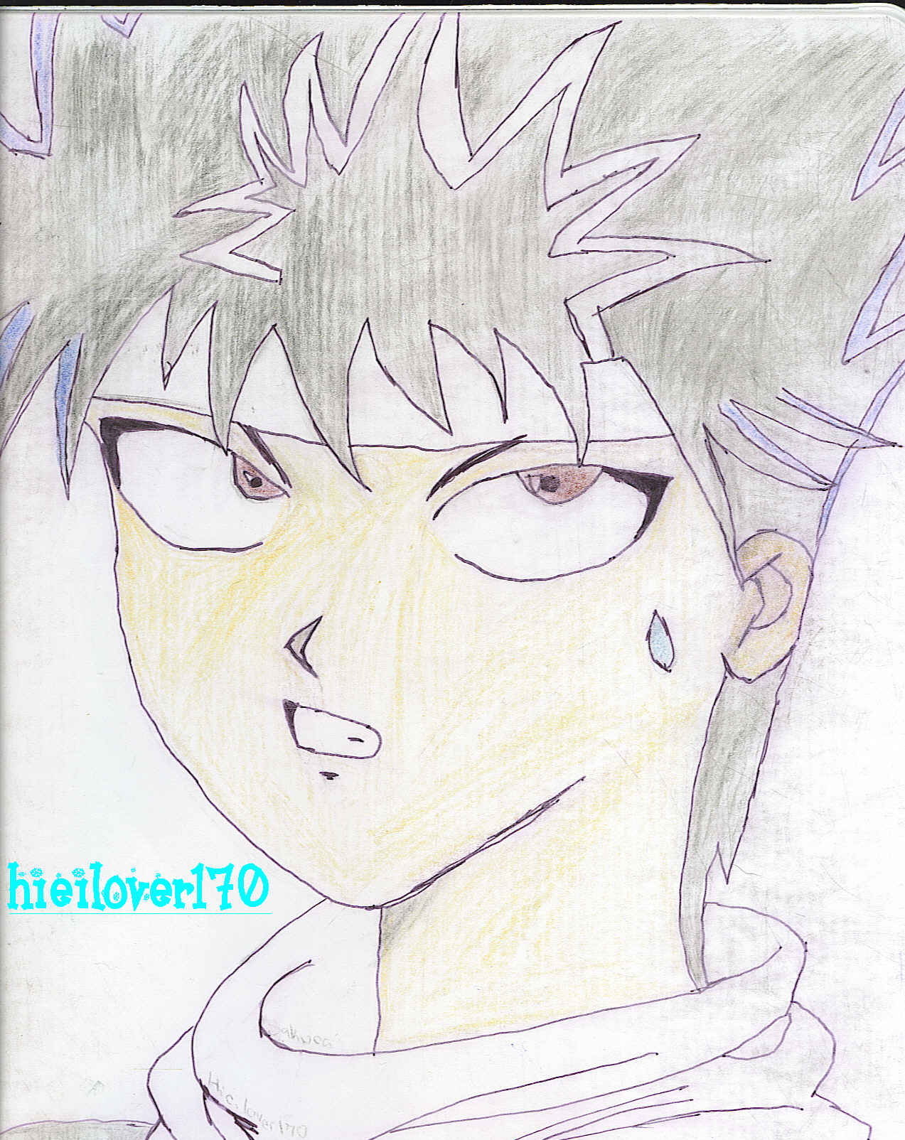 Angry Hiei by hieilover170