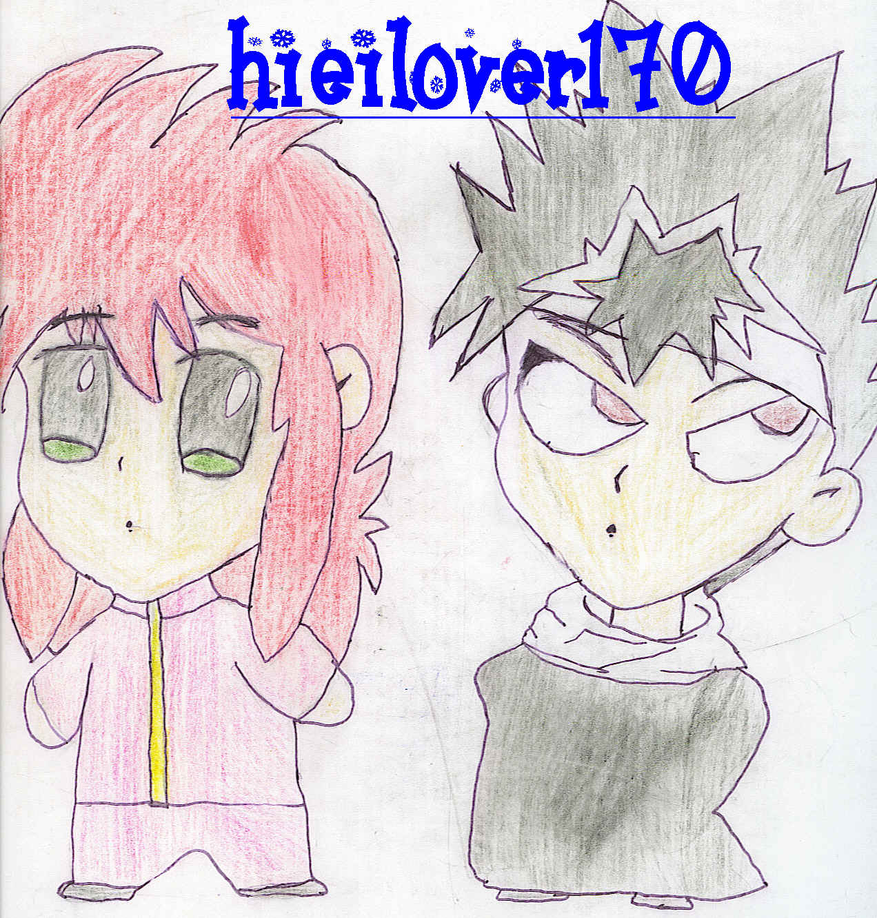 Chibi Hiei and Kurama!!! ^.^ by hieilover170