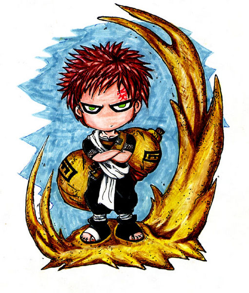 Gaara Color by highteckdudu