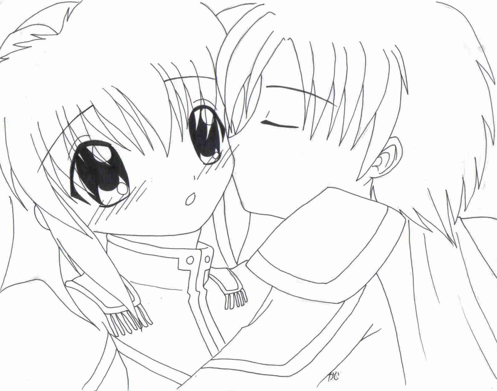 Takuto kisses Milfeulle by hisashi