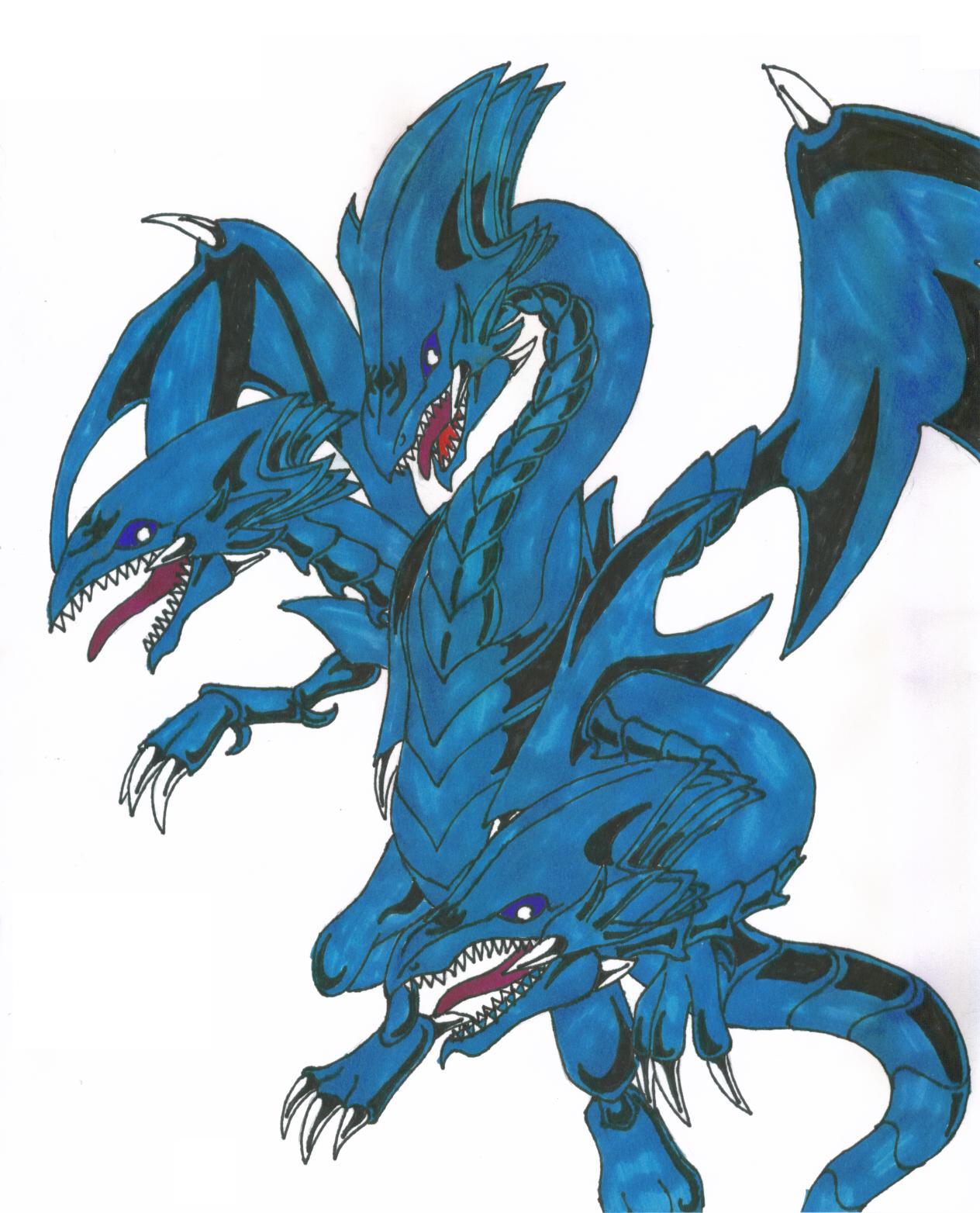 Blue-Eyes Ultimate Dragon by hitokage195