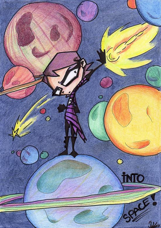 Me in Space by hobbes