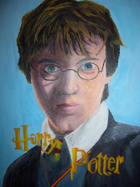 Harry Potter portrait by honeynutloop