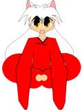 Inuyasha (ceated on paint) by hot-chick1